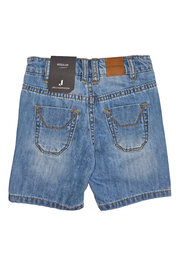 Bermuda denim blu per neonato