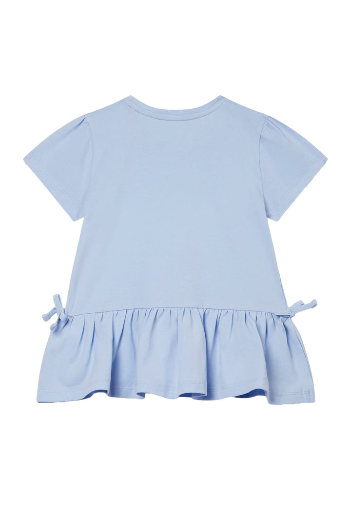 T-shirt celeste per bambina