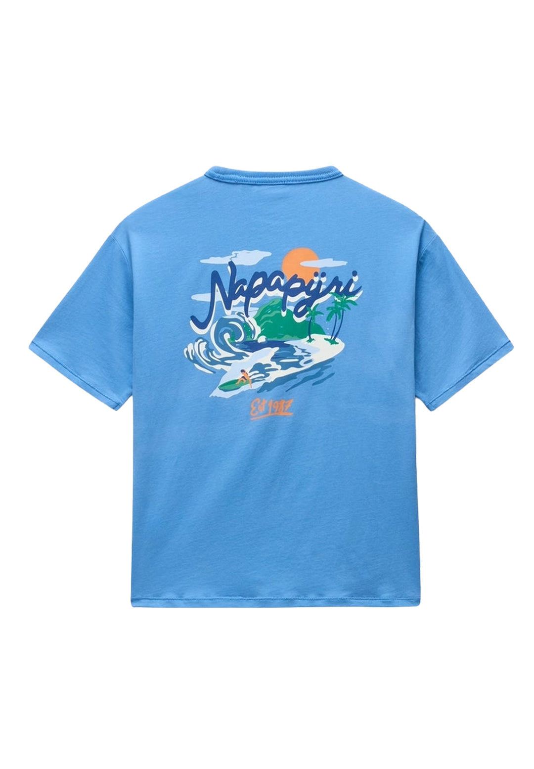 T-shirt blu per bambino