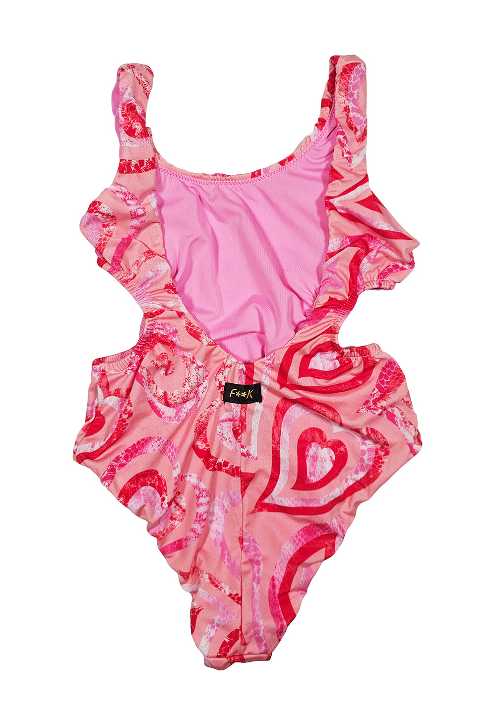 Costume intero rosa per bambina