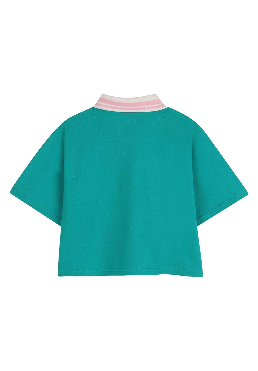 Polo verde per bambina