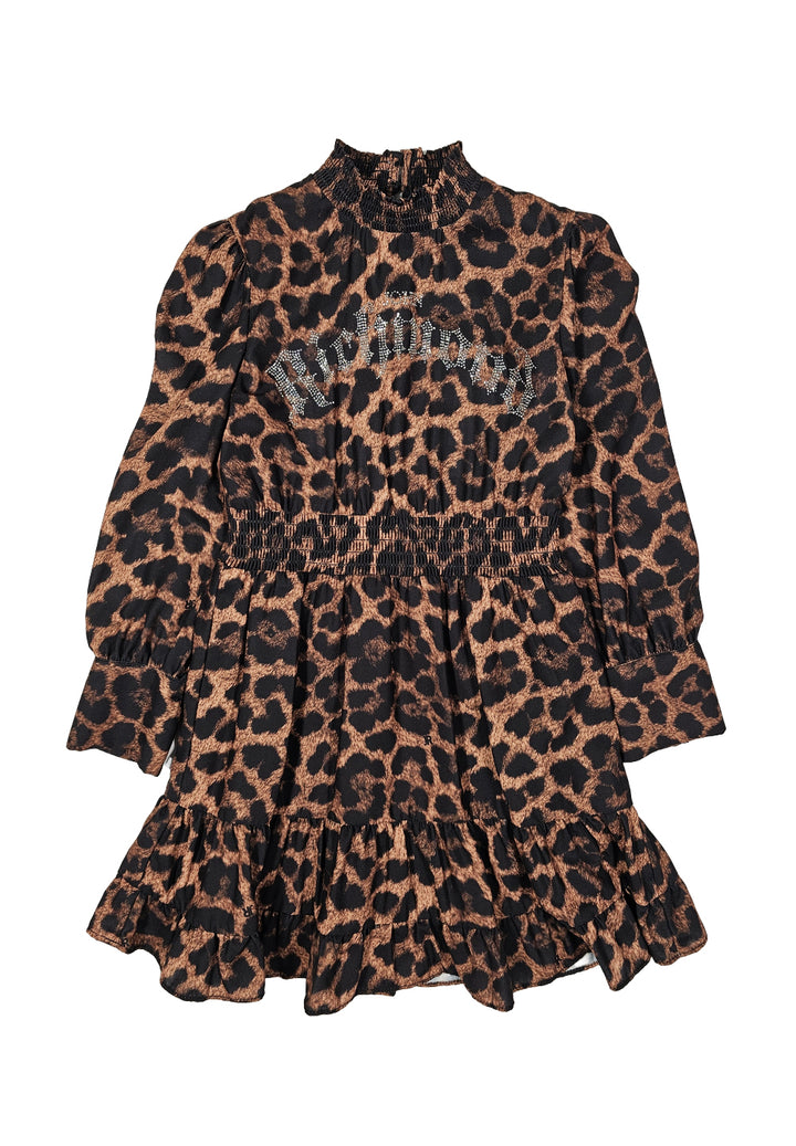 Vestito leopardato per bambina