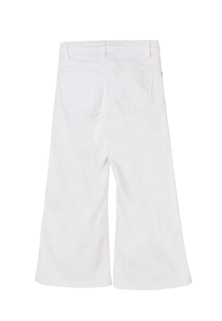 Pantalone bianco per bambina