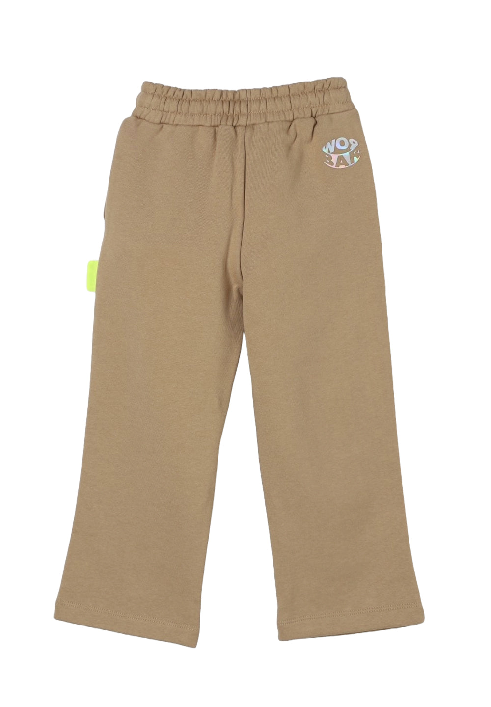 Pantalone felpa marrone per bambino