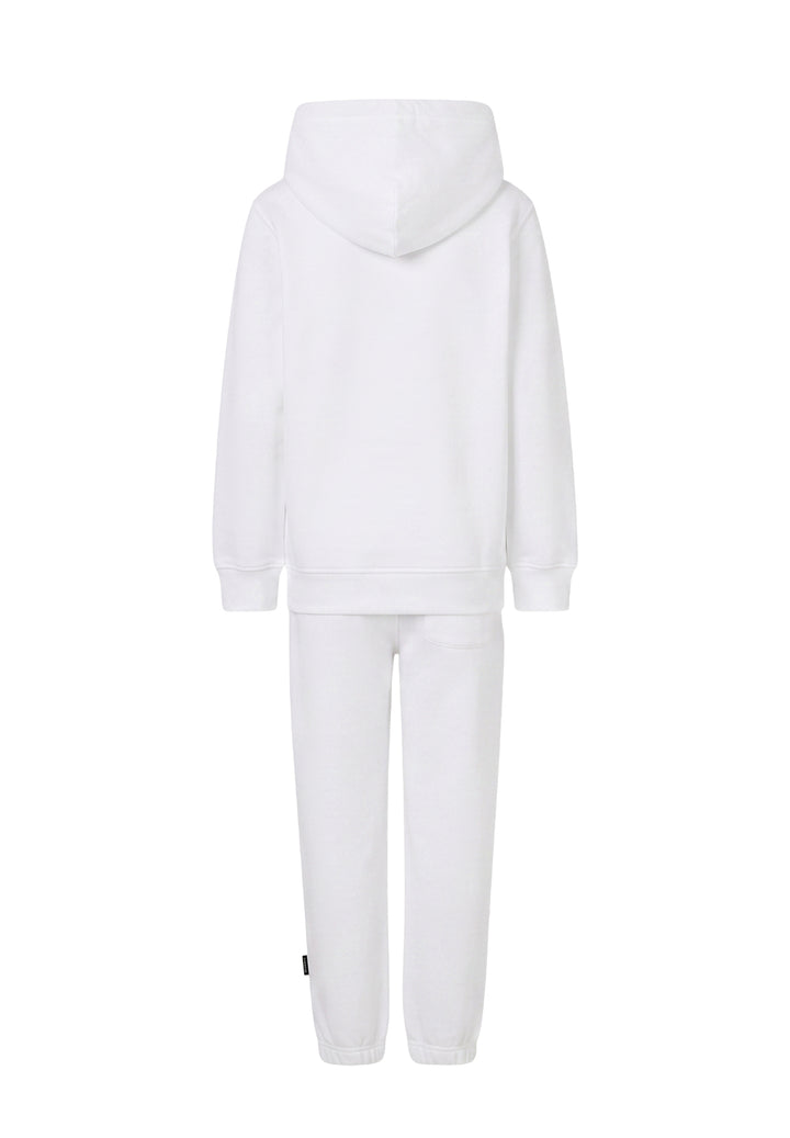 Completo felpa bianco per bambino