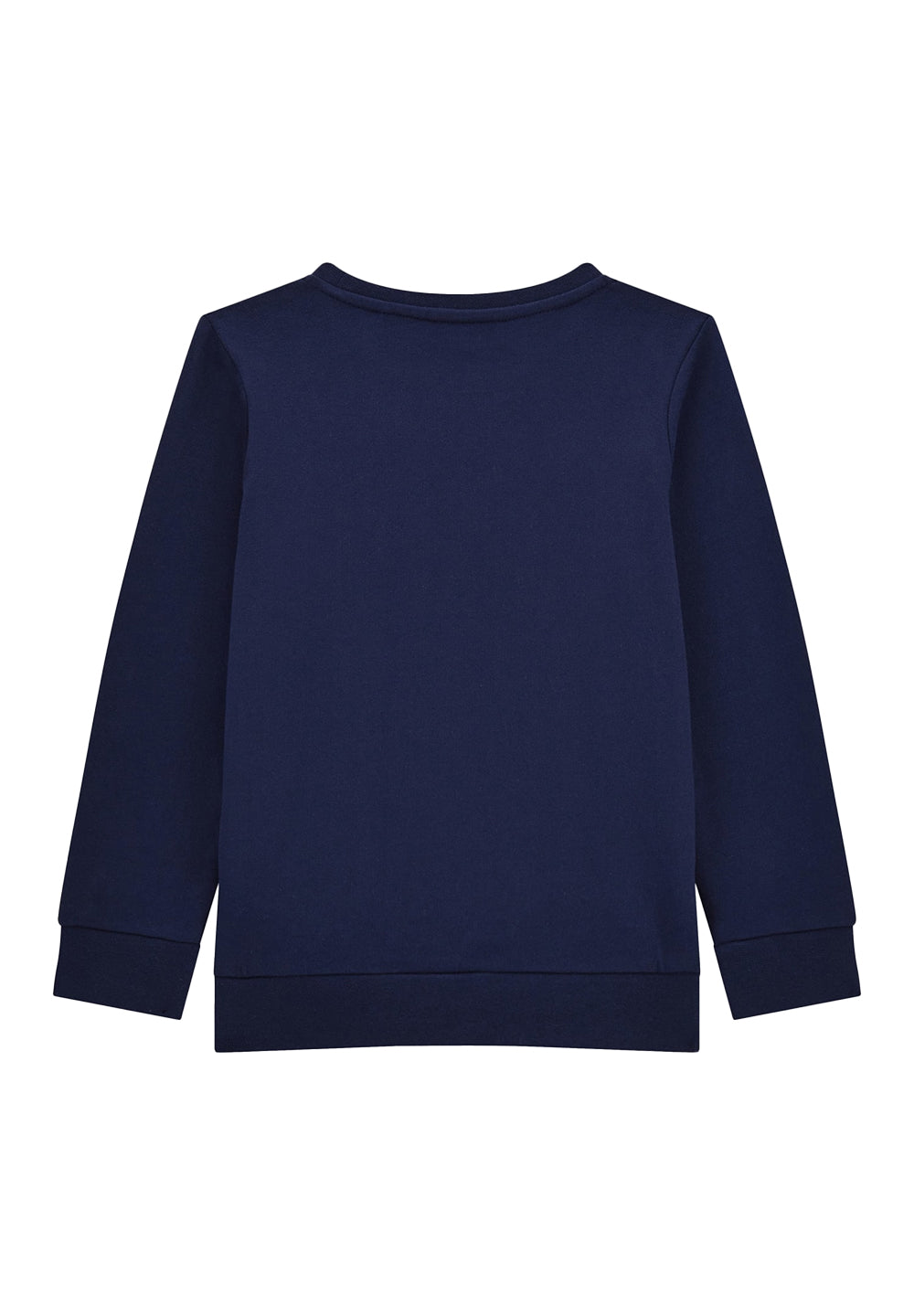 Felpa girocollo blu per neonato