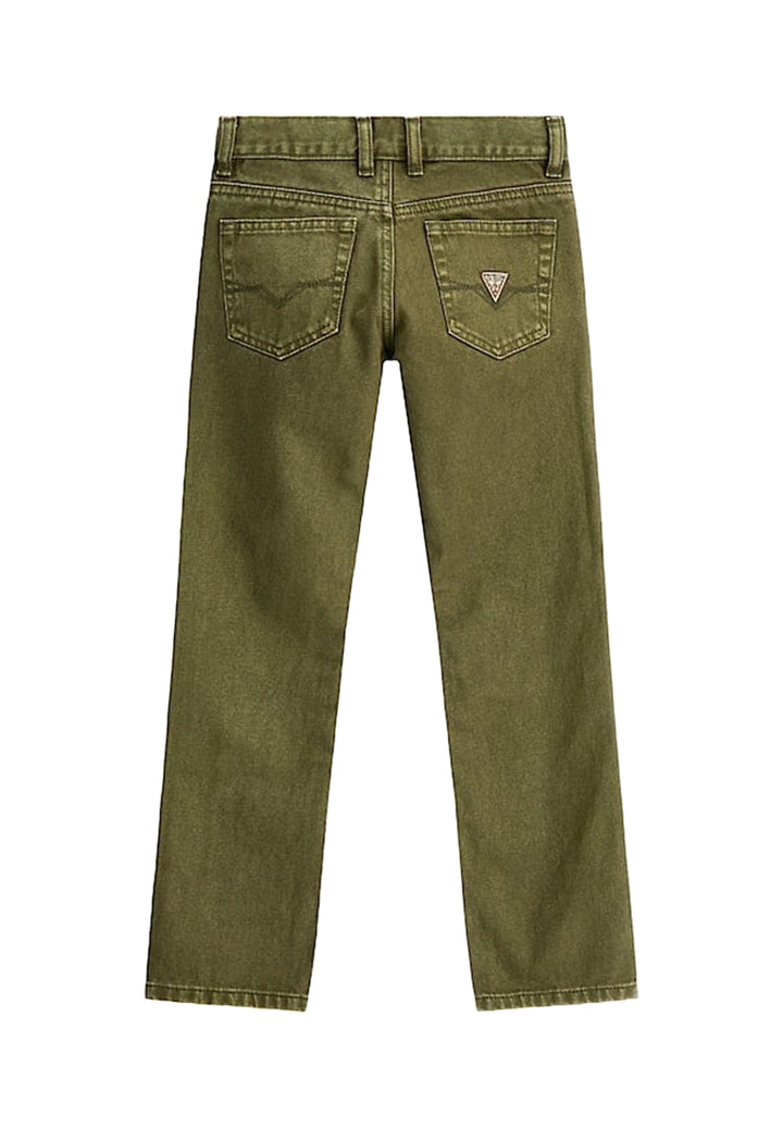 Jeans verde per bambino