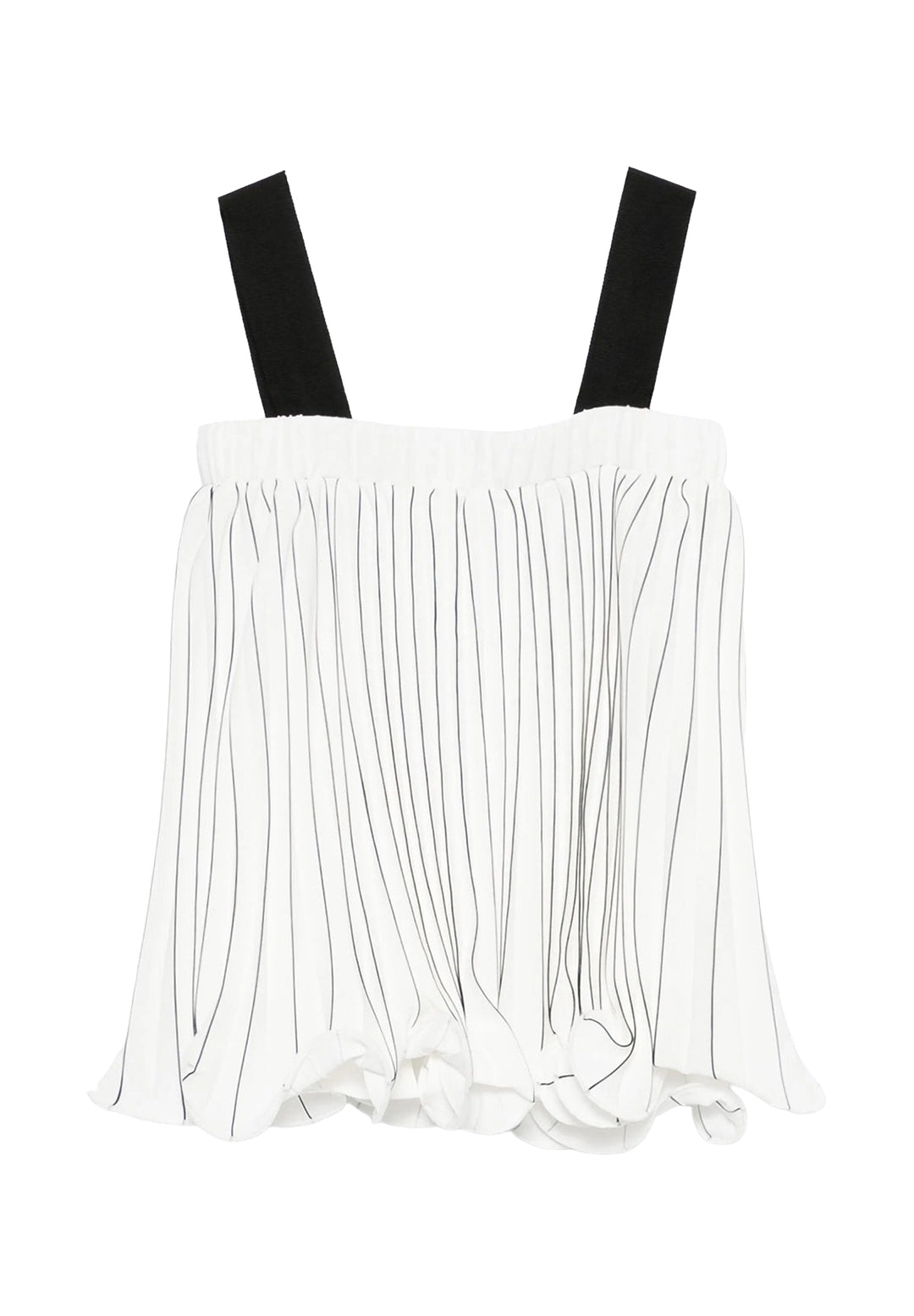 Top bianco per bambina