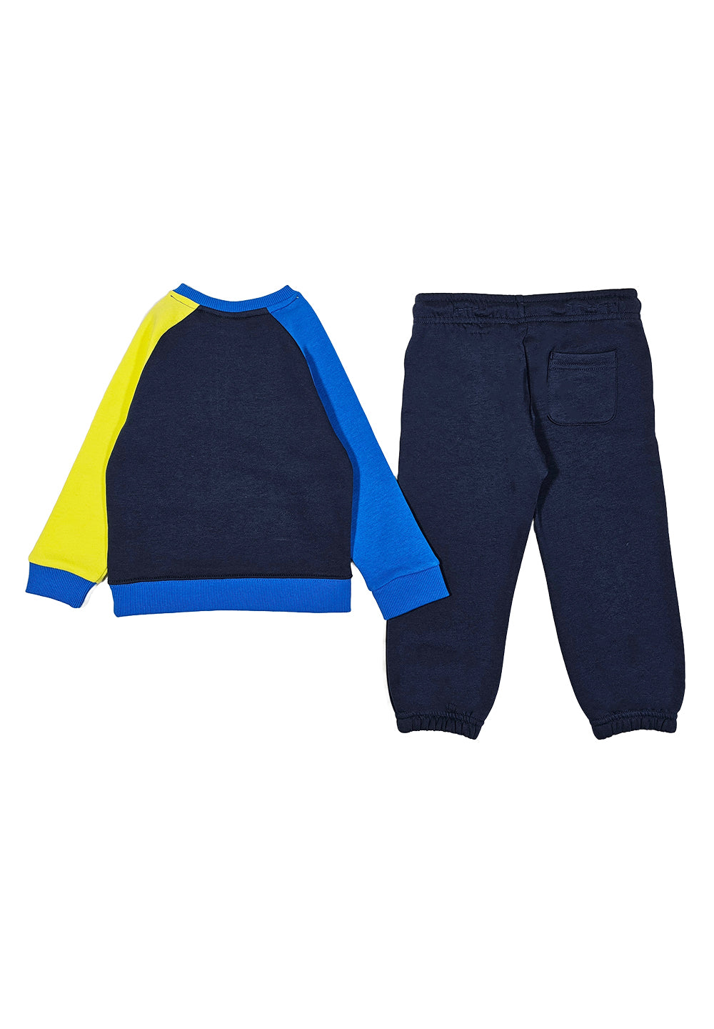 Completo felpa blu navy per bambino