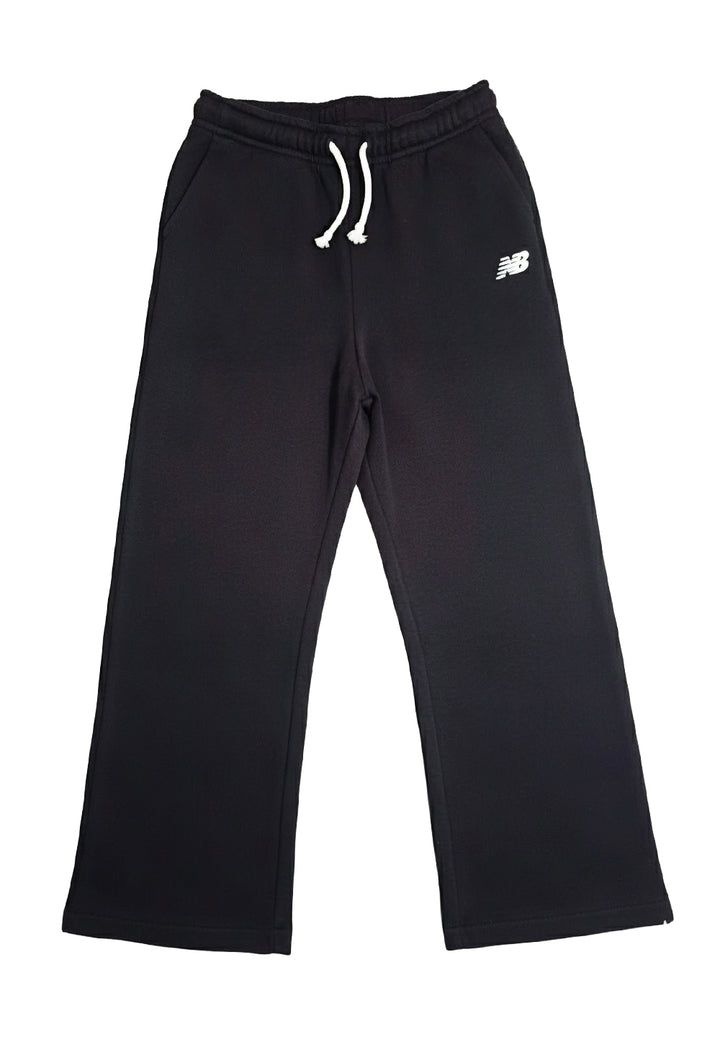 Pantalone felpa nero per bambina