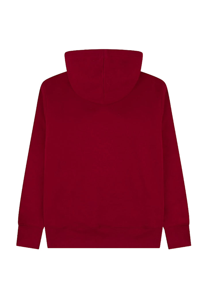 Felpa cappuccio rossa per bambino