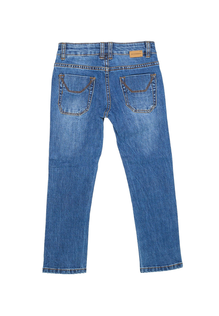 Jeans blu denim per bambino