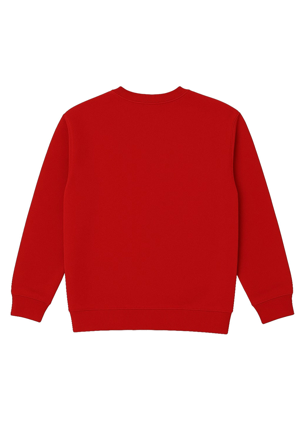 Felpa girocollo rossa per bambino