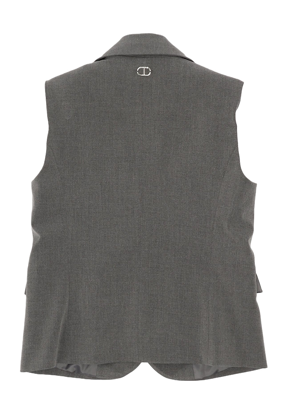 Gilet grigio per bambina