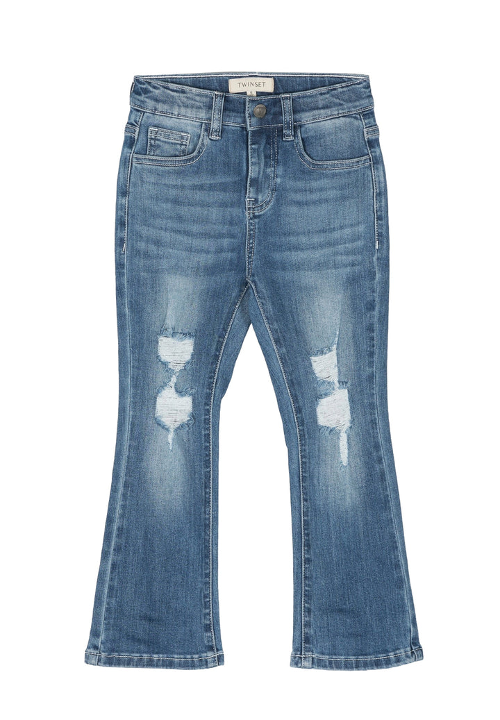 Jeans blu denim per bambina