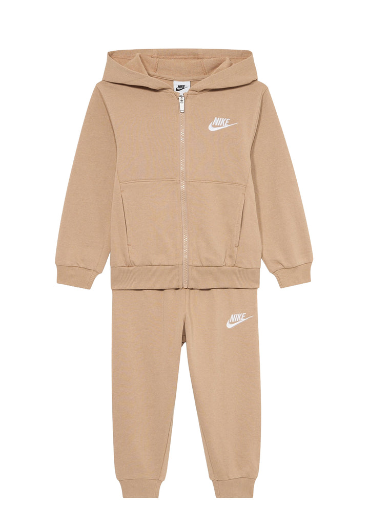 Completo felpa beige per bambino