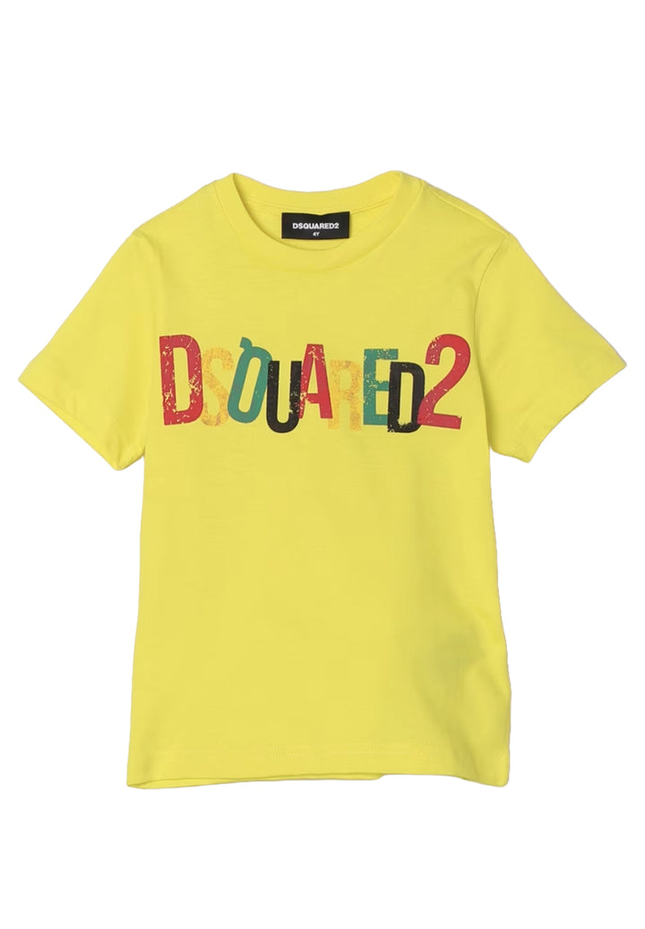 T-shirt gialla per bambino