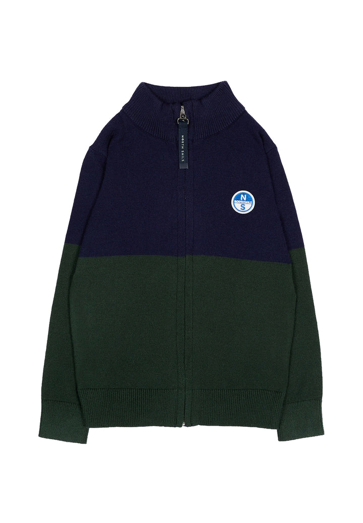 Cardigan blu per neonato