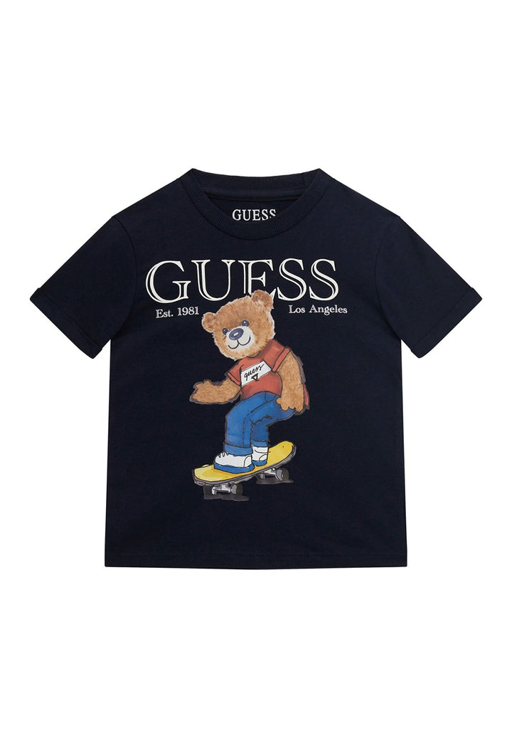 T-shirt blu navy per neonato