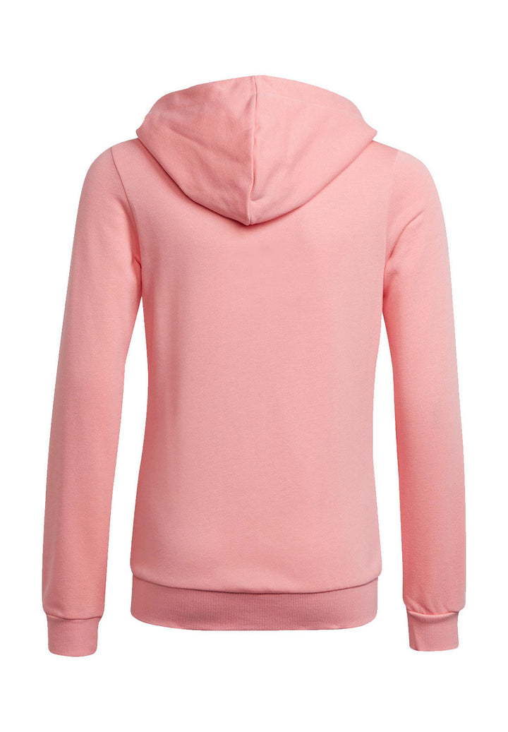 Rosa Kapuzen-Reißverschluss-Sweatshirt für Mädchen