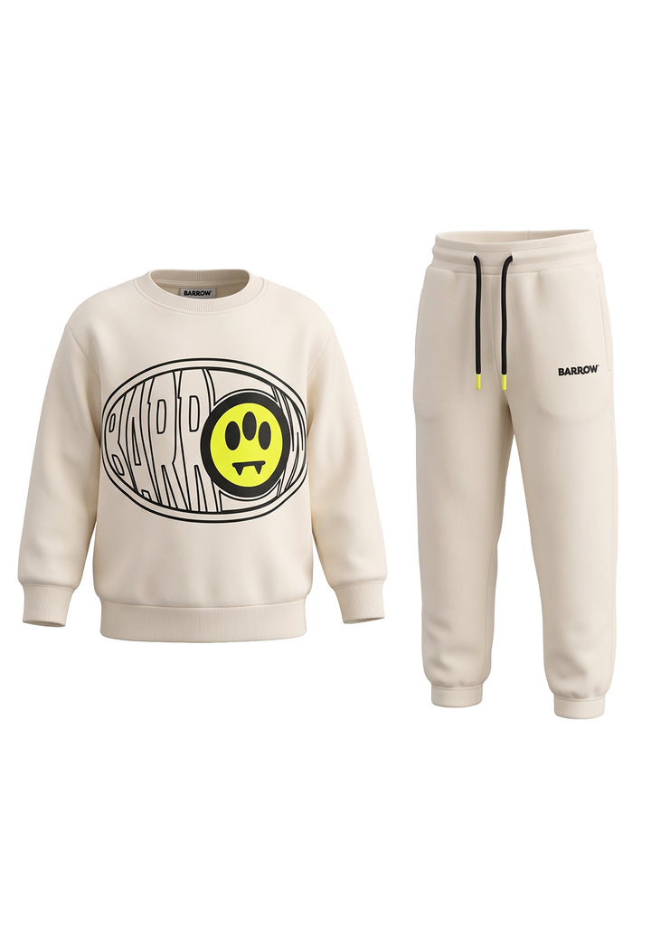 Completo felpa crema unisex