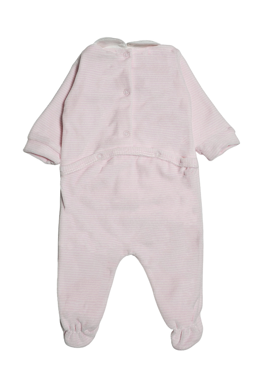 Tutina ciniglia rosa per neonata