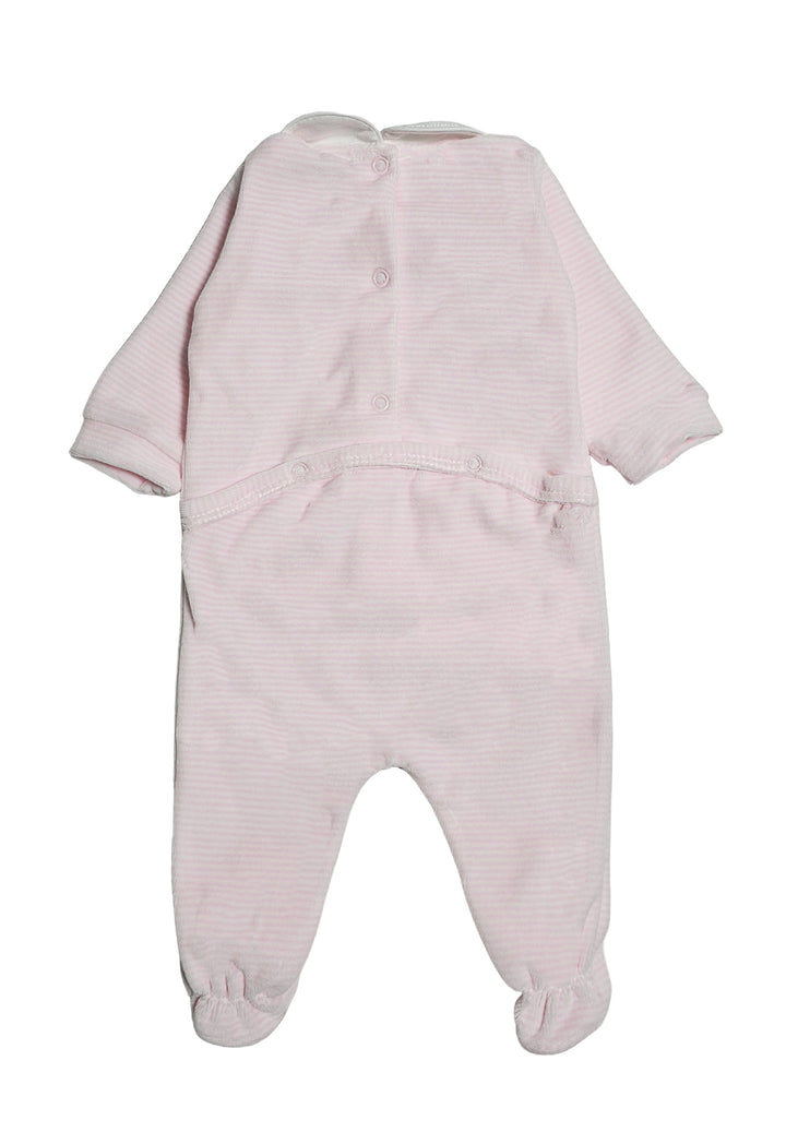 Tutina ciniglia rosa per neonata