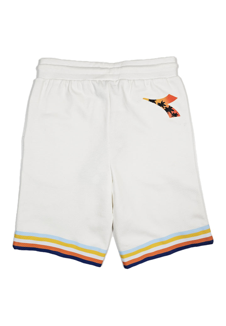 Bermuda felpa bianco per bambino - Primamoda kids