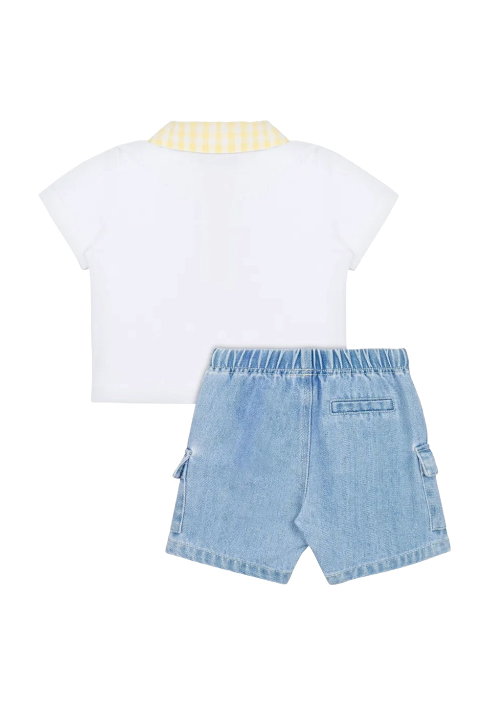 Weiß-blauer Anzug für Jungen