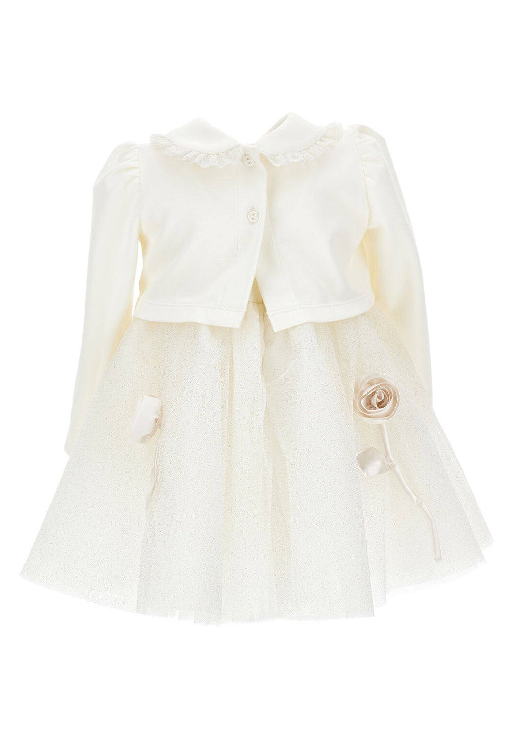 Vestito panna per neonata