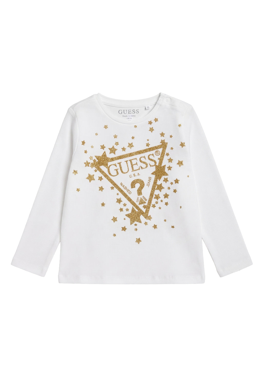 T-shirt bianca per bambina
