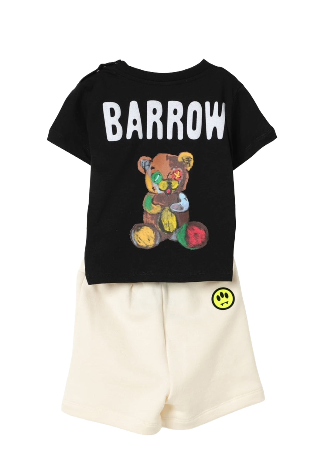 Completo nero-crema per neonato