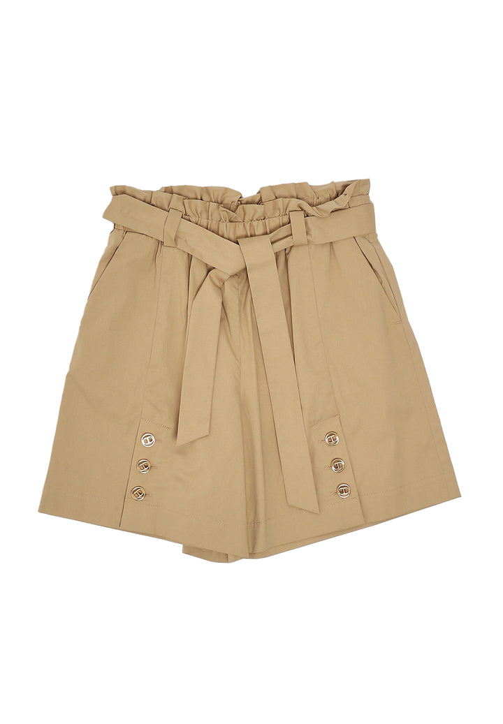 Short beige per bambina