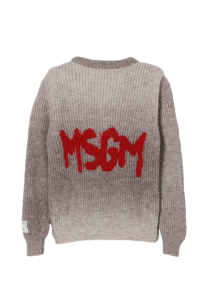 Maglione beige per bambino