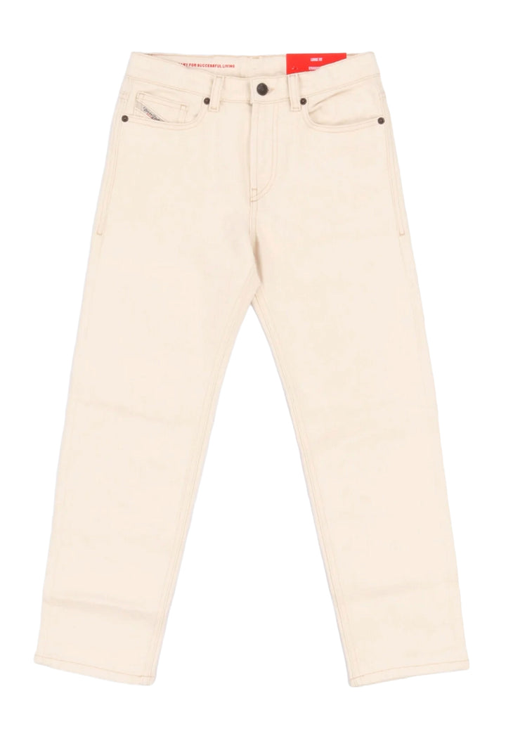 Cream denim jeans for boys