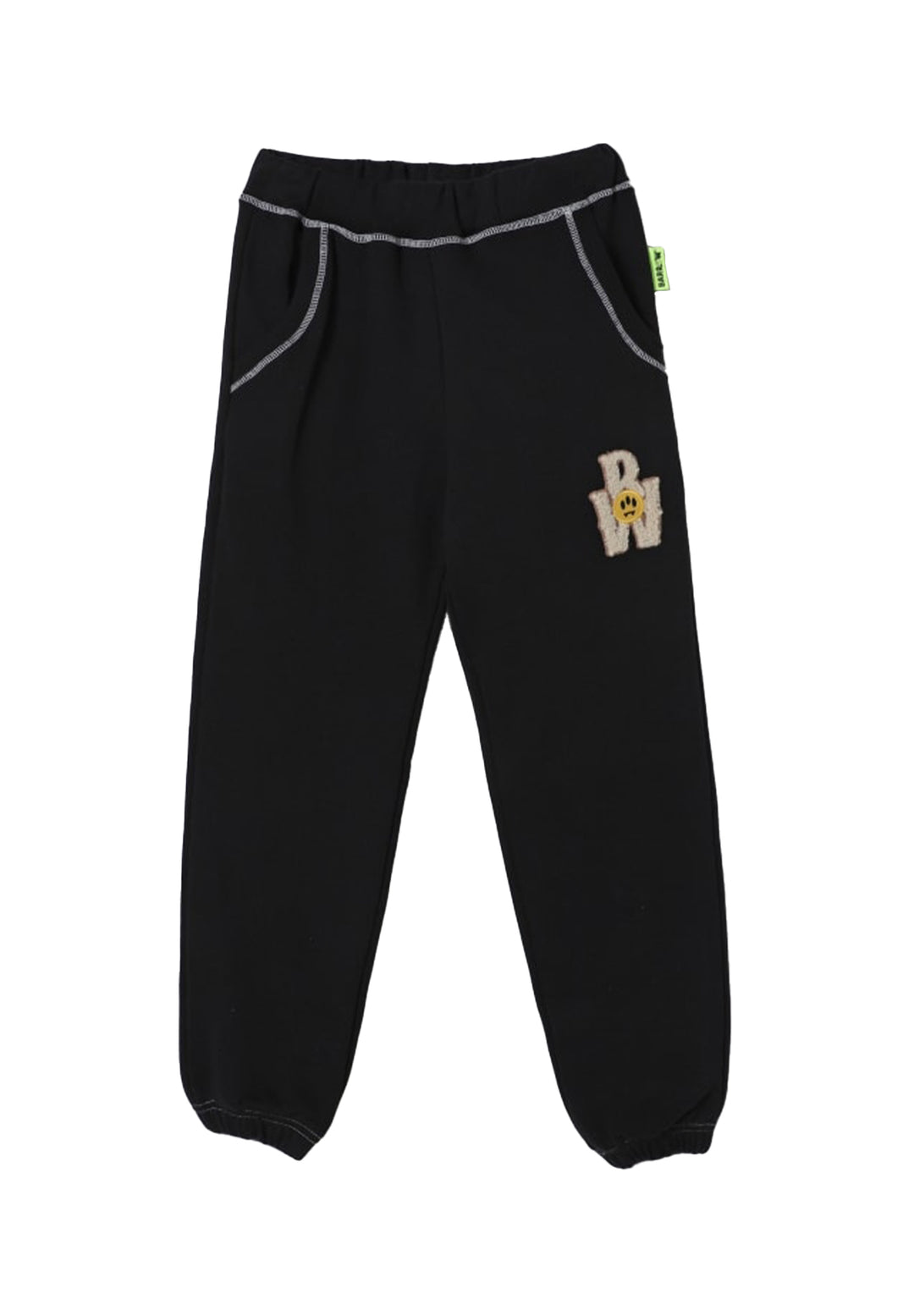 Pantalone felpa nero unisex