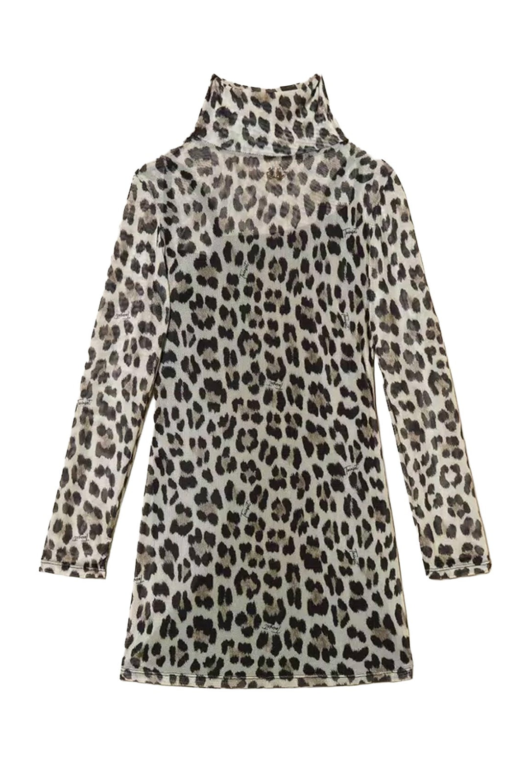 Vestito tulle leopardato per bambina