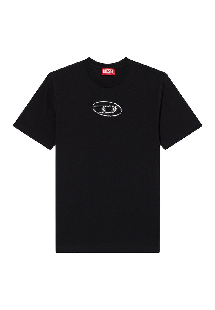 T-shirt nera per bambina