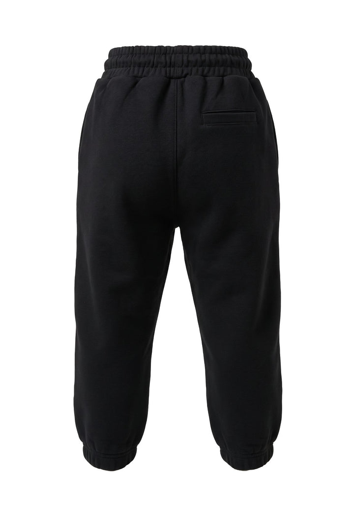 Pantalone felpa nero unisex