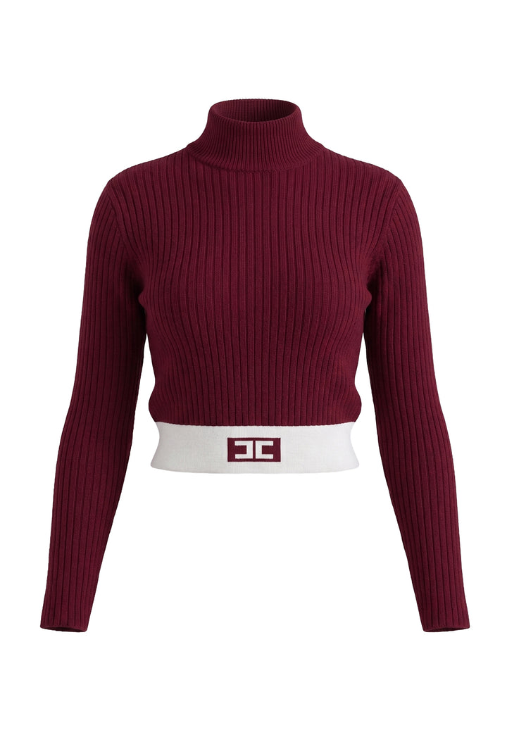 Maglione viola per bambina