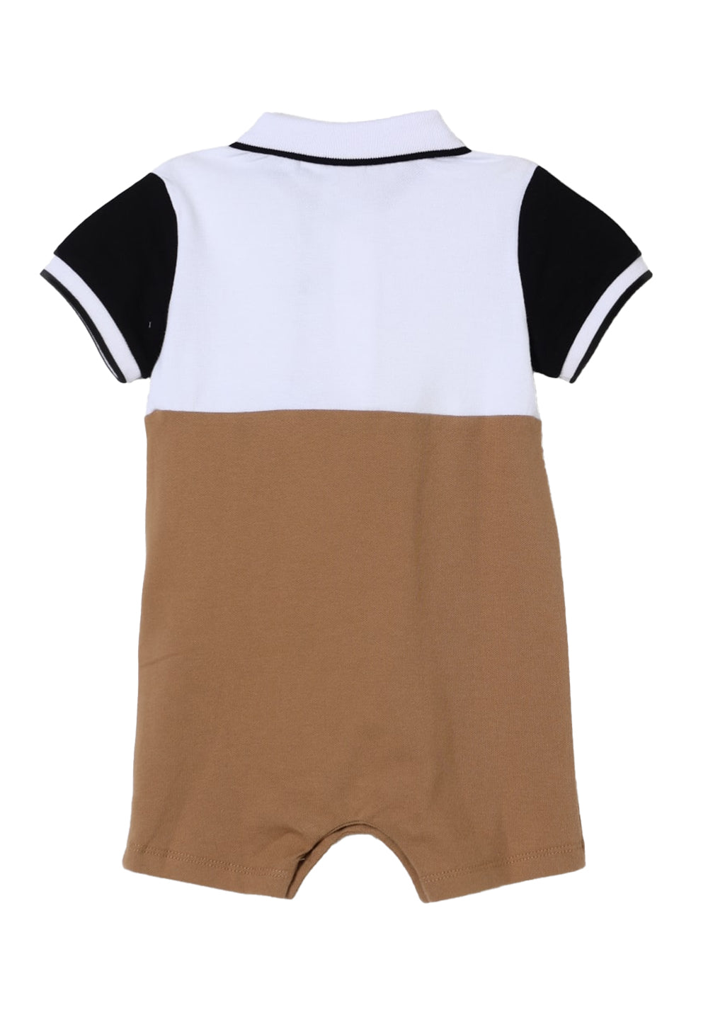 barboteuse bébé blanc beige