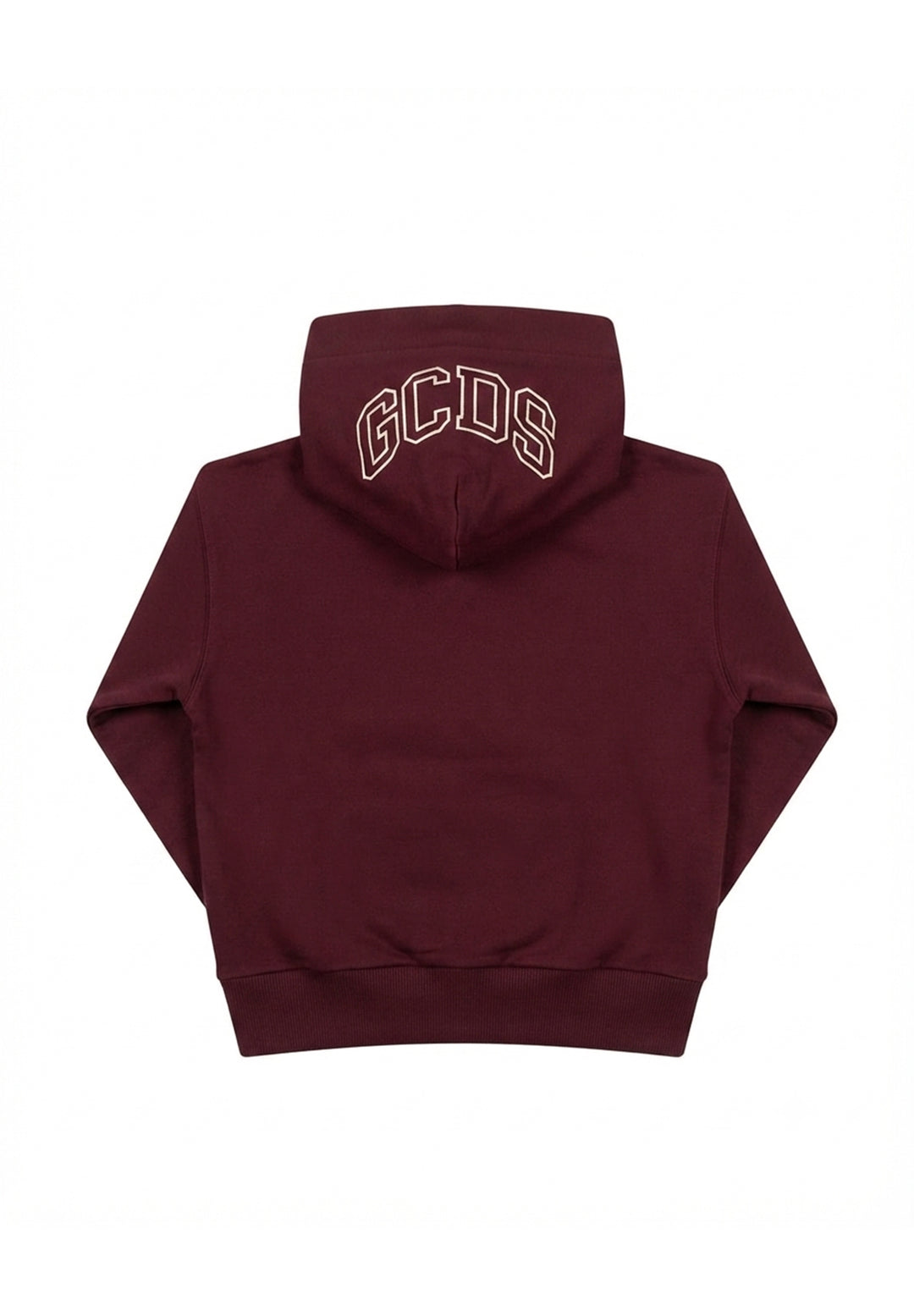 Felpa cappuccio bordeaux per bambino