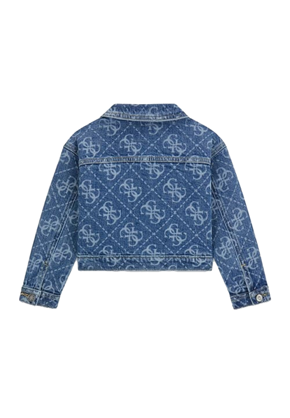 Giubbino denim blu per neonata