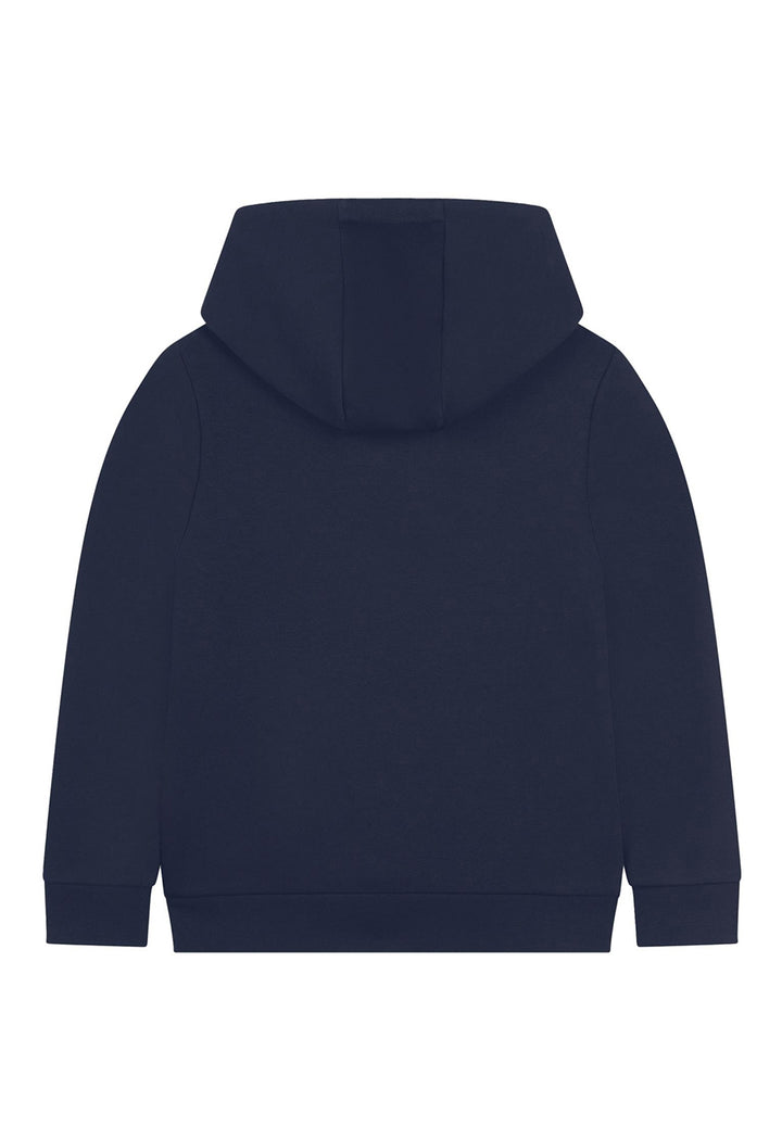Felpa cappuccio blu navy per bambino