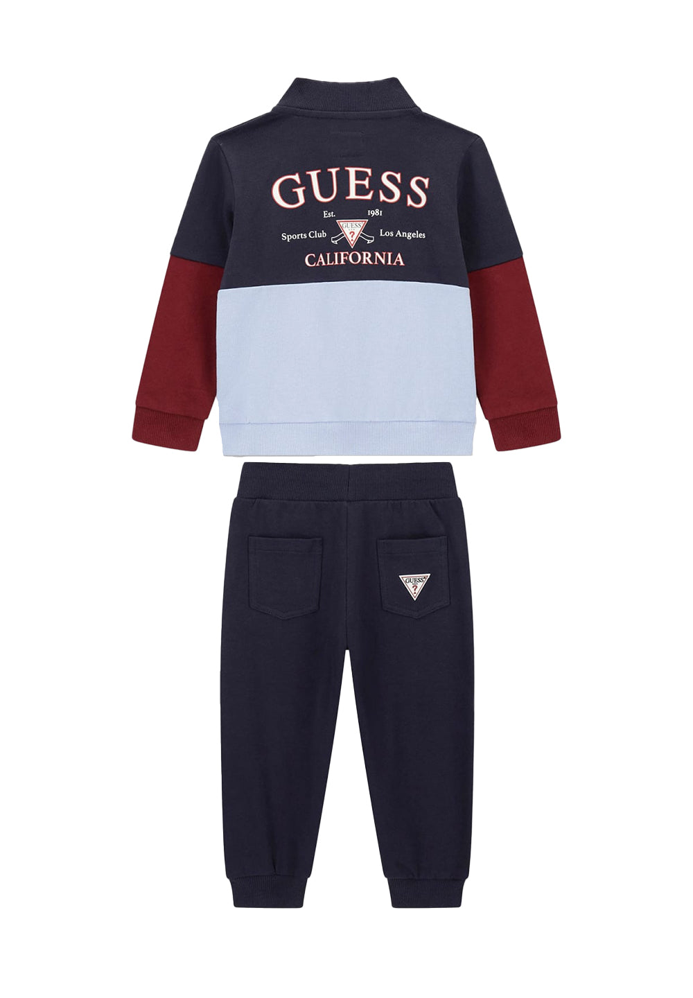 Completo felpa blu per bambino