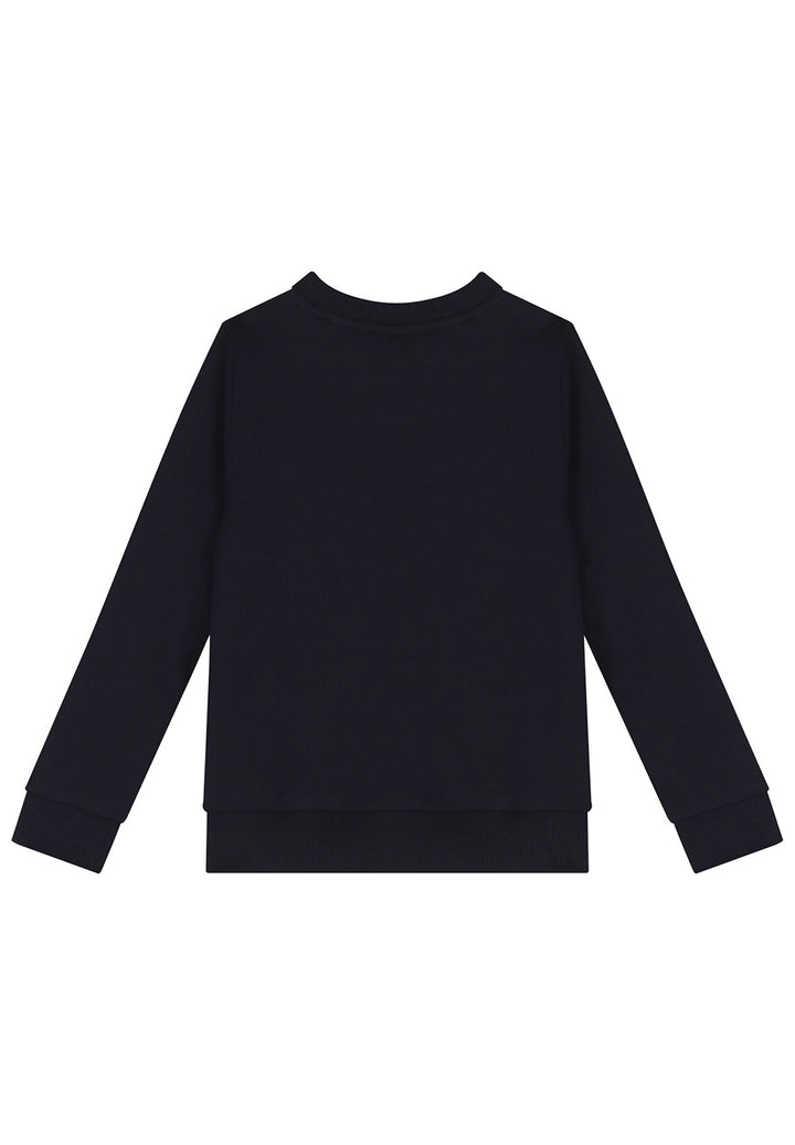 Navy blue crewneck sweatshirt for boys