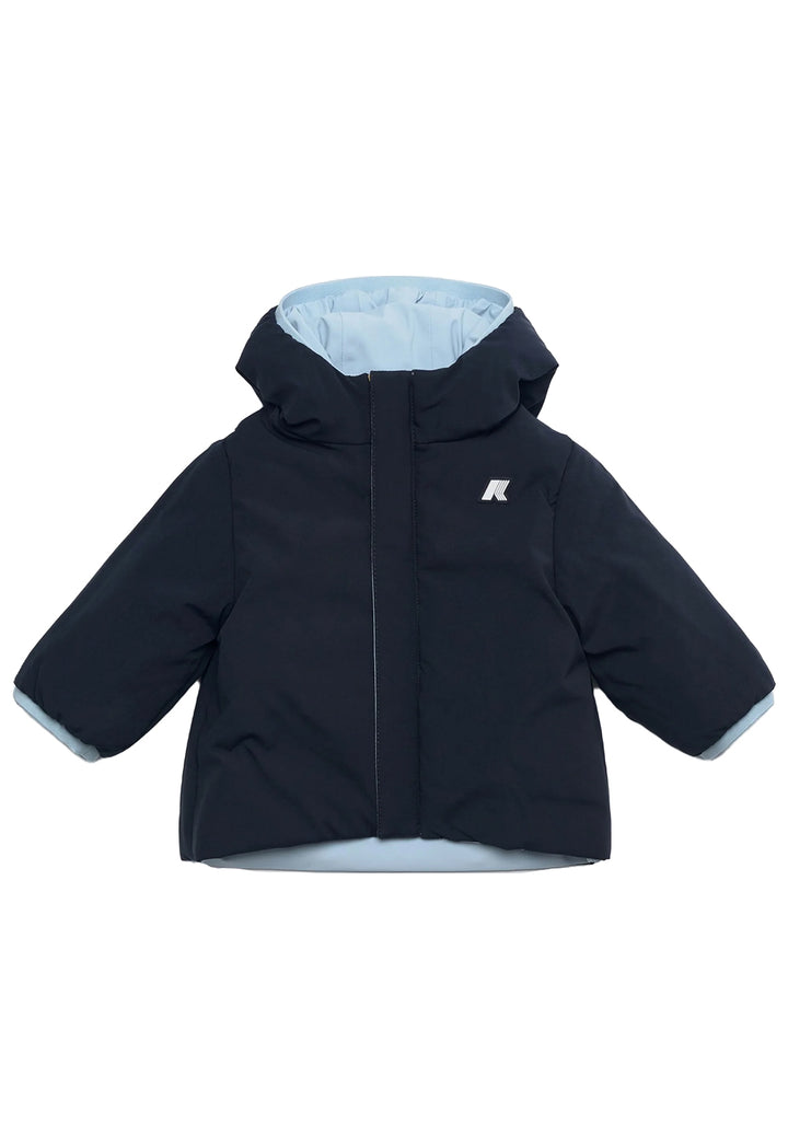 Light blue reversible jacket for children