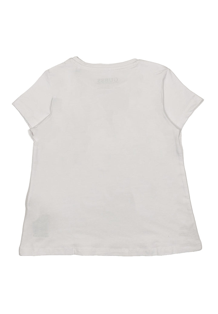 T-shirt bianca per bambina