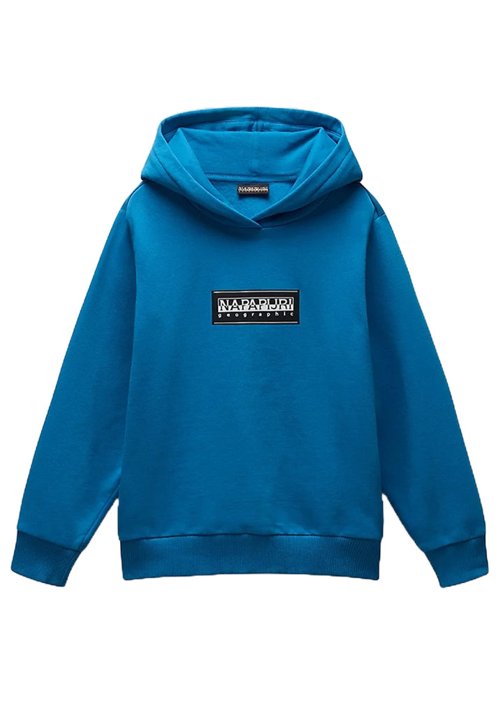 Blue hooded sweatshirt for boys