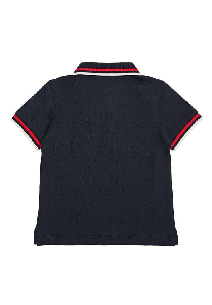 Polo blu per neoanto